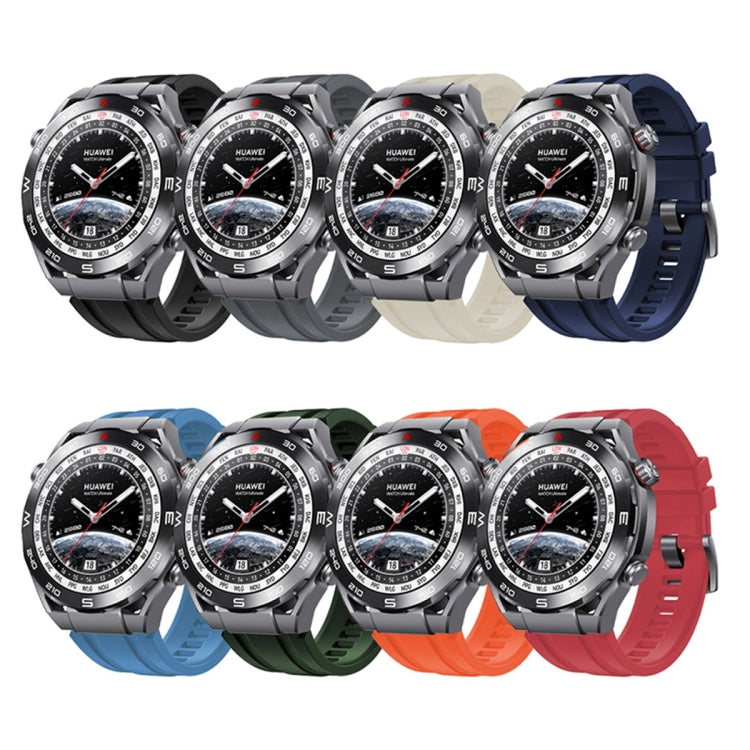 2pcs Regular Style For Huawei Watch Ultimate Silicone Replacement Watch Band(Midnight Blue) -  by PMC TechLife | Online Shopping South Africa | PMC TechLife