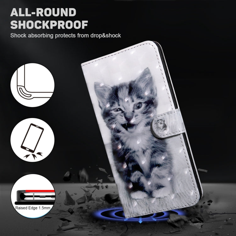 For Xiaomi Redmi Note 10 Pro 3D Painted Pattern Leather Phone Case(Smile Cat) - free shipping - PMC TechLife - Order now!