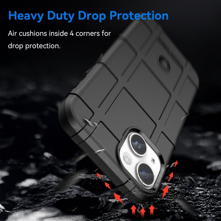 For iPhone 15 Plus Full Coverage Shockproof TPU Phone Case(Black) - iPhone 15 Plus Cases by PMC TechLife | Online Shopping South Africa | PMC TechLife | Buy Now Pay Later Mobicred