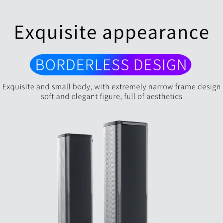 BS-36 20W Multi-Function 3D Stereo Surround Bluetooth Speaker Subwoofer Soundbar(Black) - Desktop Speaker by PMC TechLife | Online Shopping South Africa | PMC TechLife