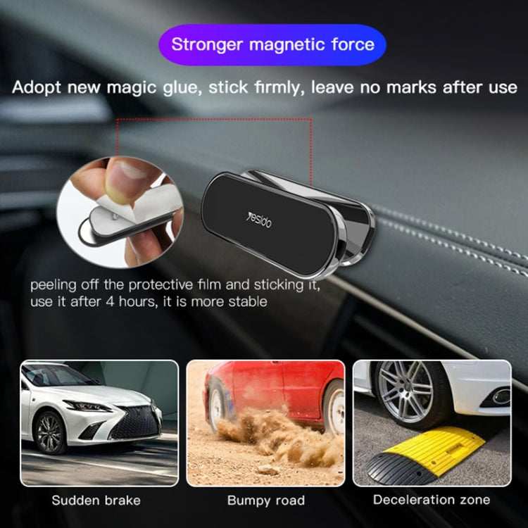 Yesido C82 Car 360 Degree Rotation Strong Magnetic Phone Holder(Black) - Universal Car Holders by Yesido | Online Shopping South Africa | PMC TechLife | Buy Now Pay Later Mobicred