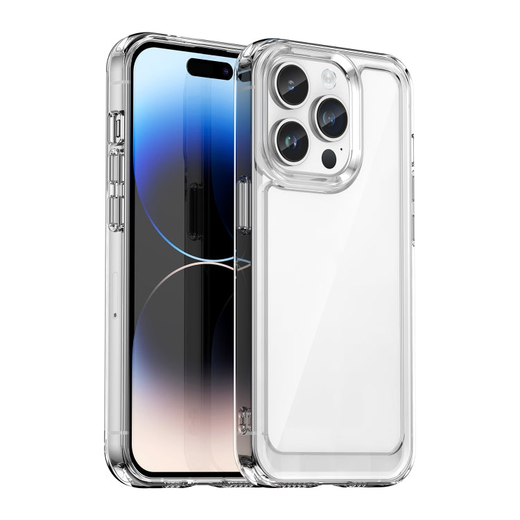 For iPhone 15 Pro Max Colorful Series Acrylic + TPU Phone Case(Transparent) - iPhone 15 Pro Max Cases by PMC TechLife | Online Shopping South Africa | PMC TechLife