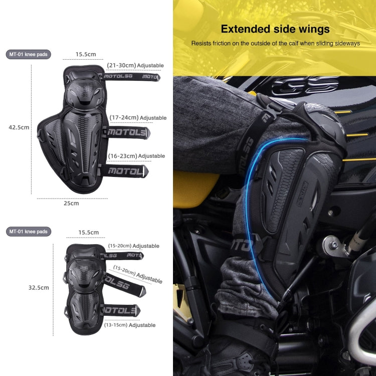 4 in 1 Elbow Pads Motolsg Motorcycle Bicycle Riding Protective Gear - Protective Gear by PMC TechLife | Online Shopping South Africa | PMC TechLife