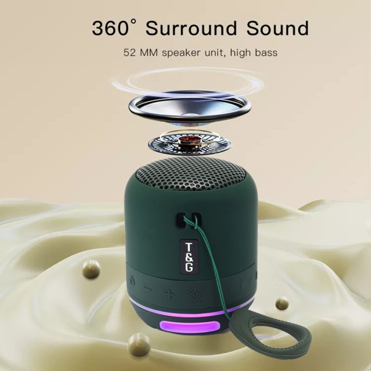 T&G TG294 TWS LED Mini Portable Wireless Stereo Sound Outdoor Speaker(Grey) - Mini Speaker by T&G | Online Shopping South Africa | PMC TechLife