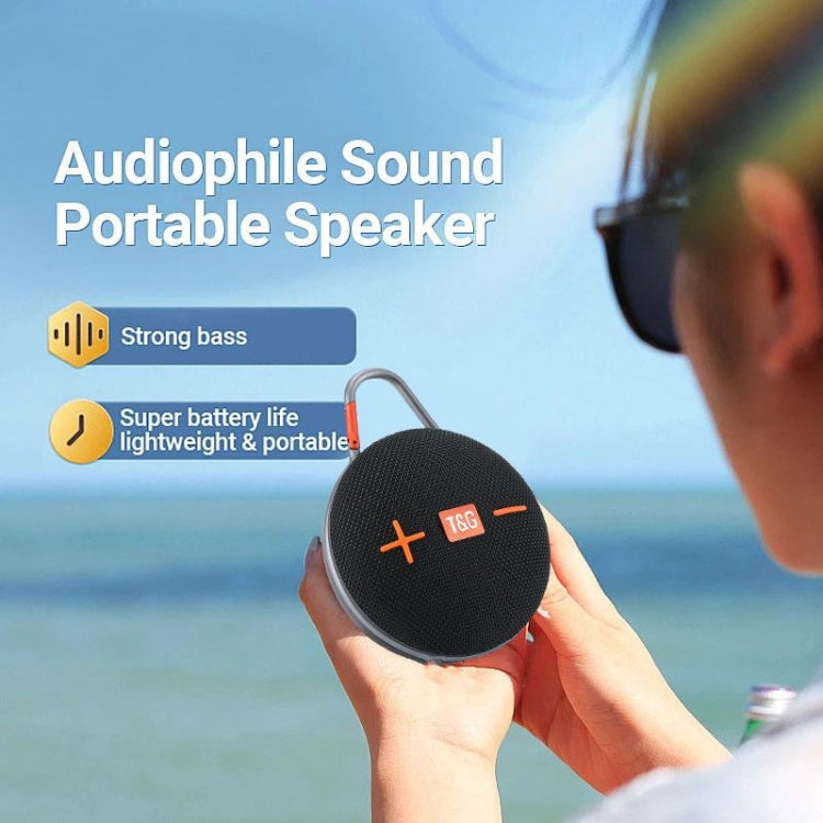 T&G TG648 TWS Outdoor Mini Portable Wireless Bluetooth Speaker with LED Light(Blue) - Mini Speaker by T&G | Online Shopping South Africa | PMC TechLife