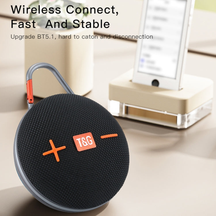 T&G TG648 TWS Outdoor Mini Portable Wireless Bluetooth Speaker with LED Light(Black) - Mini Speaker by T&G | Online Shopping South Africa | PMC TechLife