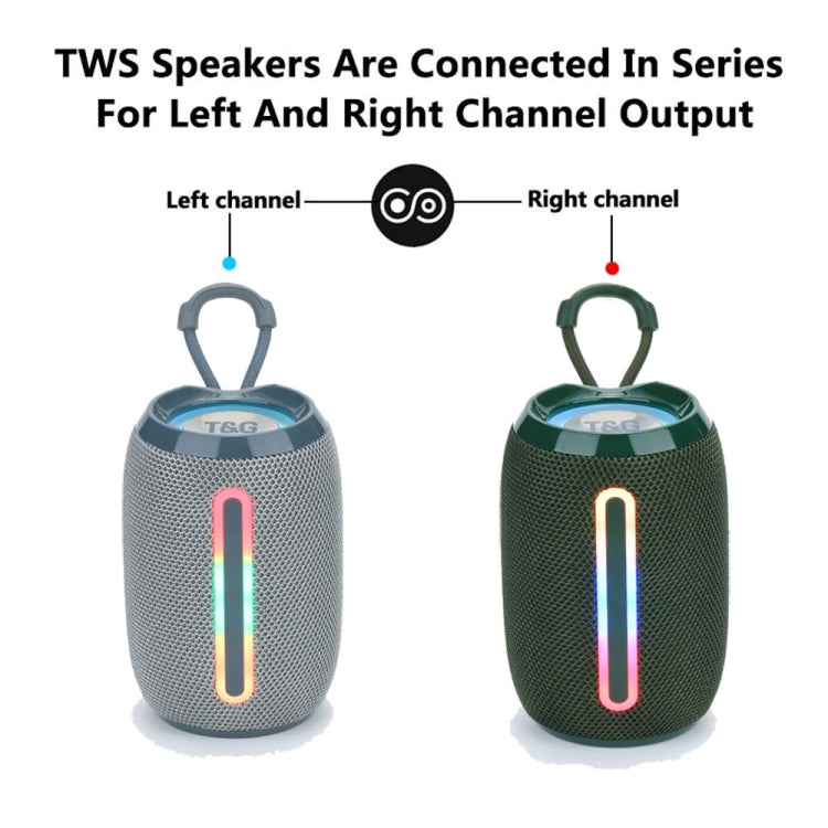 T&G TG653 TWS LED Mini Portable Wireless Stereo Sound Outdoor Speaker(Red) - Mini Speaker by T&G | Online Shopping South Africa | PMC TechLife | Buy Now Pay Later Mobicred