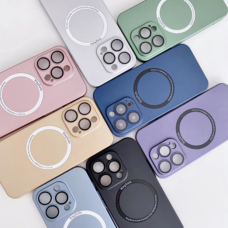 For iPhone 14 Magsafe Magnetic PC Shockproof Phone Case With Camera Lens(Rose Gold) - free shipping - PMC TechLife - Order now!
