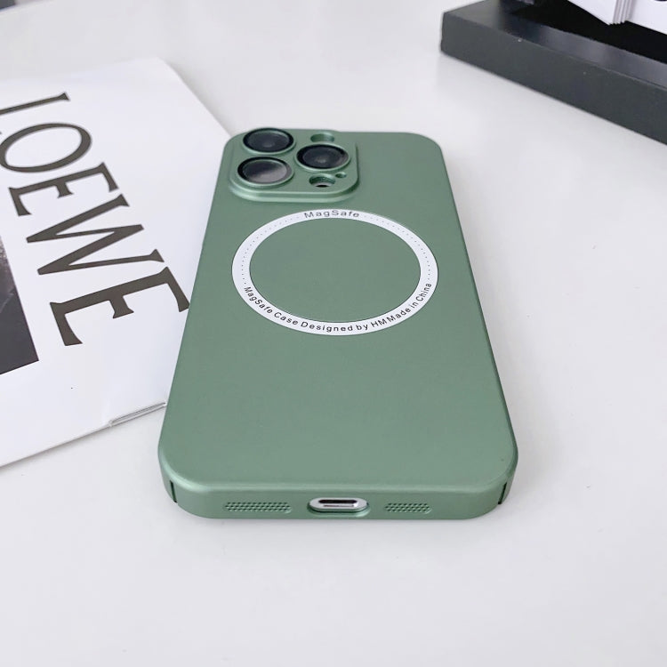 For iPhone 12 Pro Magsafe Magnetic PC Shockproof Phone Case With Camera Lens(Blue) - free shipping - PMC TechLife - Order now!