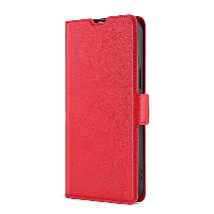 For Xiaomi 13 Ultra 5G Ultra-thin Voltage Side Buckle Horizontal Flip Leather Phone Case(Red) - free shipping - PMC TechLife - Order now!