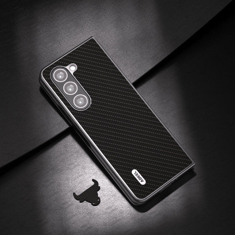For Samsung Galaxy Z Fold5 ABEEL Carbon Fiber Texture Protective Phone Case(Black) - free shipping - PMC TechLife - Order now!