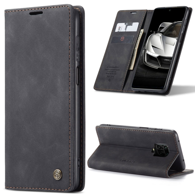 For Xiaomi Redmi Note 9 Pro/Note 9 Pro Max/Note 9s CaseMe 013 Multifunctional Horizontal Flip Leather Case, with Card Slot & Holder & Wallet(Black) - free shipping - PMC TechLife - Order now!