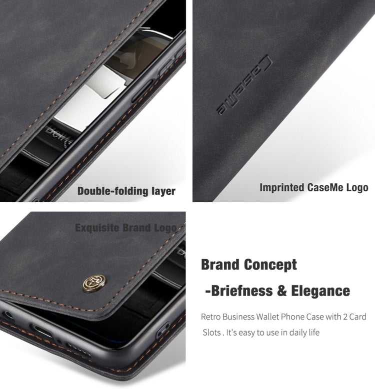 For Xiaomi Redmi Note 9 Pro/Note 9 Pro Max/Note 9s CaseMe 013 Multifunctional Horizontal Flip Leather Case, with Card Slot & Holder & Wallet(Black) - free shipping - PMC TechLife - Order now!