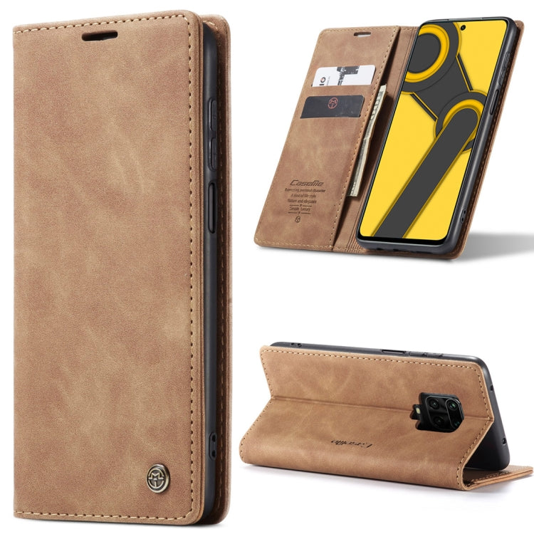 For Xiaomi Redmi Note 9 Pro/Note 9 Pro Max/Note 9s CaseMe 013 Multifunctional Horizontal Flip Leather Case, with Card Slot & Holder & Wallet(Brown) - free shipping - PMC TechLife - Order now!