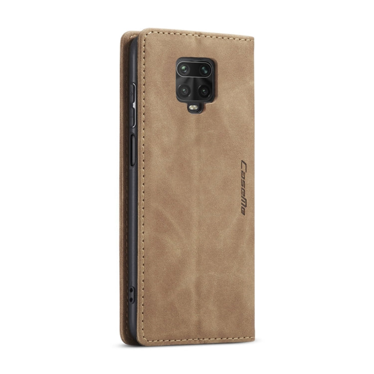 For Xiaomi Redmi Note 9 Pro/Note 9 Pro Max/Note 9s CaseMe 013 Multifunctional Horizontal Flip Leather Case, with Card Slot & Holder & Wallet(Brown) - free shipping - PMC TechLife - Order now!