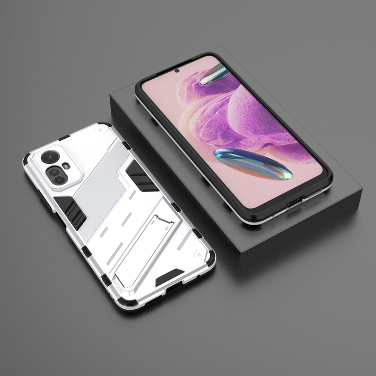 For Xiaomi Redmi Note 12S 4G Punk Armor 2 in 1 PC + TPU Phone Case(White) - free shipping - PMC TechLife - Order now!