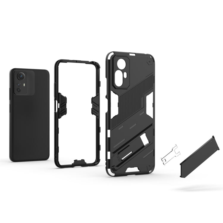 For Xiaomi Redmi Note 12S 4G Punk Armor 2 in 1 PC + TPU Phone Case(White) - free shipping - PMC TechLife - Order now!