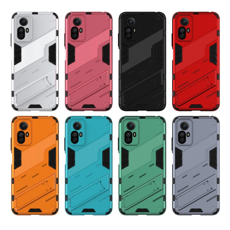 For Xiaomi Redmi Note 12S 4G Punk Armor 2 in 1 PC + TPU Phone Case(White) - free shipping - PMC TechLife - Order now!