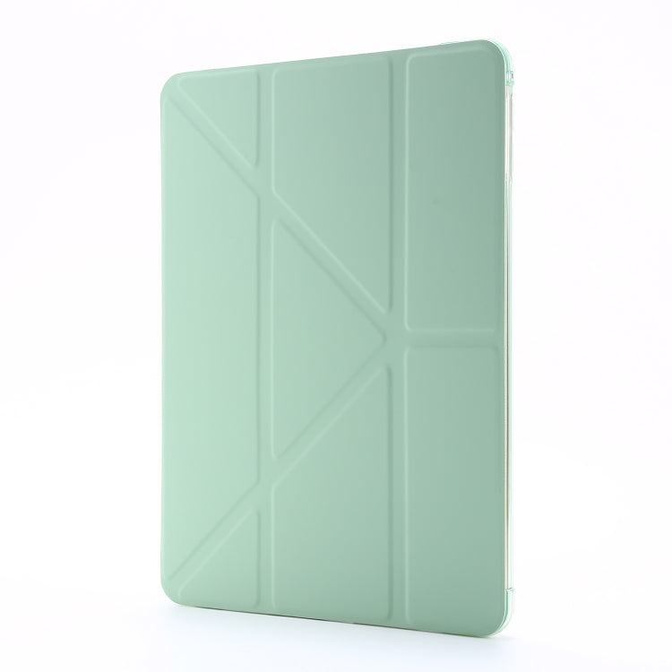 For iPad Mini (2019) Airbag Deformation Horizontal Flip Leather Case with Holder & Pen Holder(Mint Green) - free shipping - PMC TechLife - Order now!