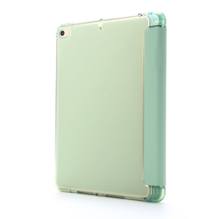 For iPad Mini (2019) Airbag Deformation Horizontal Flip Leather Case with Holder & Pen Holder(Mint Green) - free shipping - PMC TechLife - Order now!