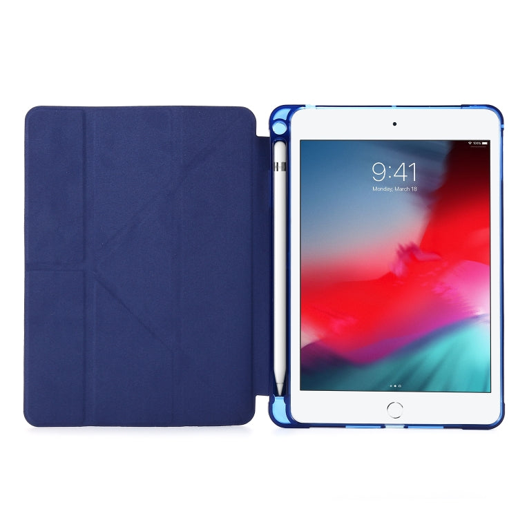 For iPad Mini (2019) Airbag Deformation Horizontal Flip Leather Case with Holder & Pen Holder(Mint Green) - free shipping - PMC TechLife - Order now!