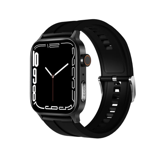 GT22 1.85 inch TFT Screen Silicone Band Health Smart Watch, Support Bluetooth Call / Plateau Blood Oxygen / Body Temperature / Arrhythmia / TI Heart Rate Monitoring(Black) -  by PMC Jewellery | Online Shopping South Africa | PMC Jewellery