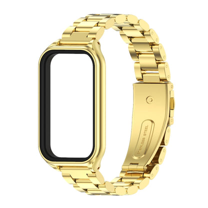 For Redmi Band 2 Mijobs Metal Shell + Three-Bead Stainless Steel Watch Band(Gold) -  by MIJOBS | Online Shopping South Africa | PMC Jewellery