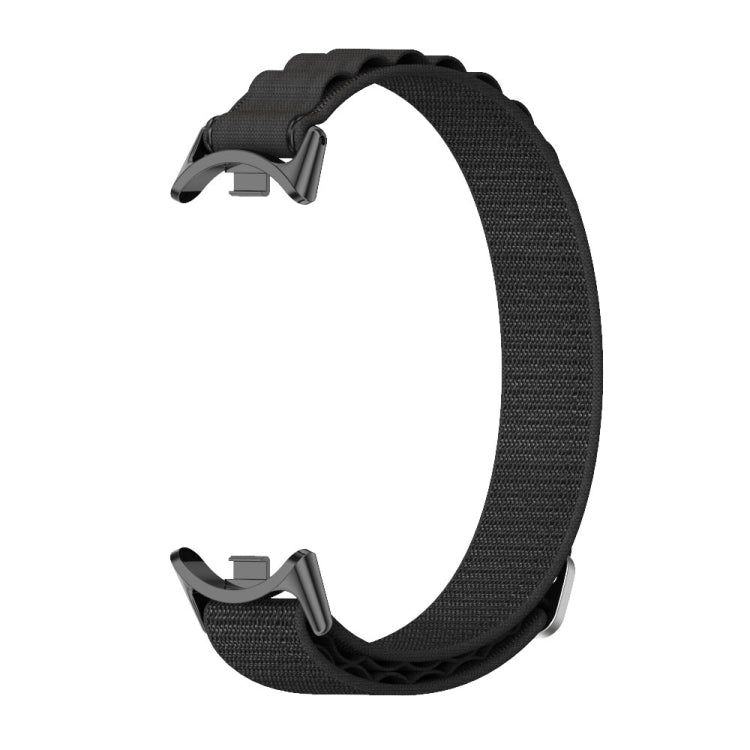 For Xiaomi Mi Band 8 / 9 / 9 NFC Mijobs Nylon Breathable Watch Band(Black) - Watch Bands by MIJOBS | Online Shopping South Africa | PMC TechLife | Buy Now Pay Later Mobicred
