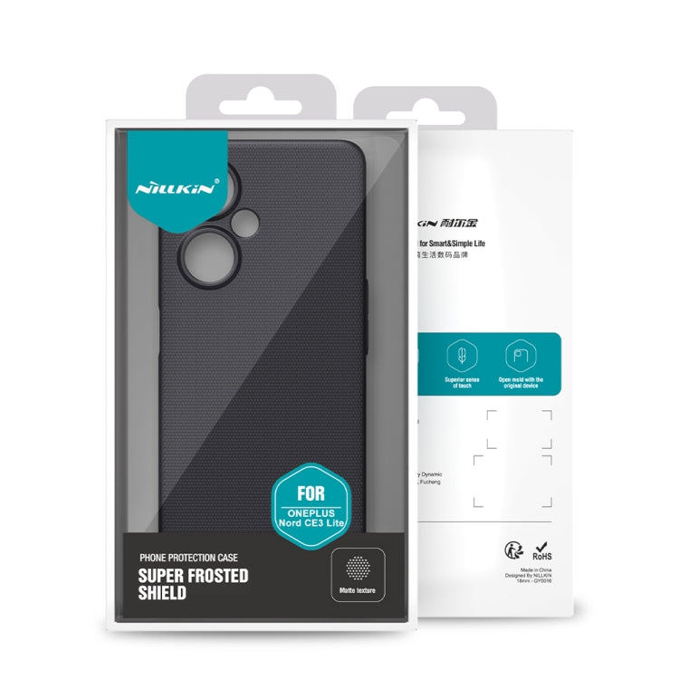 For OnePlus Nord CE 3 Lite NILLKIN Frosted PC Phone Case(White) - free shipping - PMC TechLife - Order now!