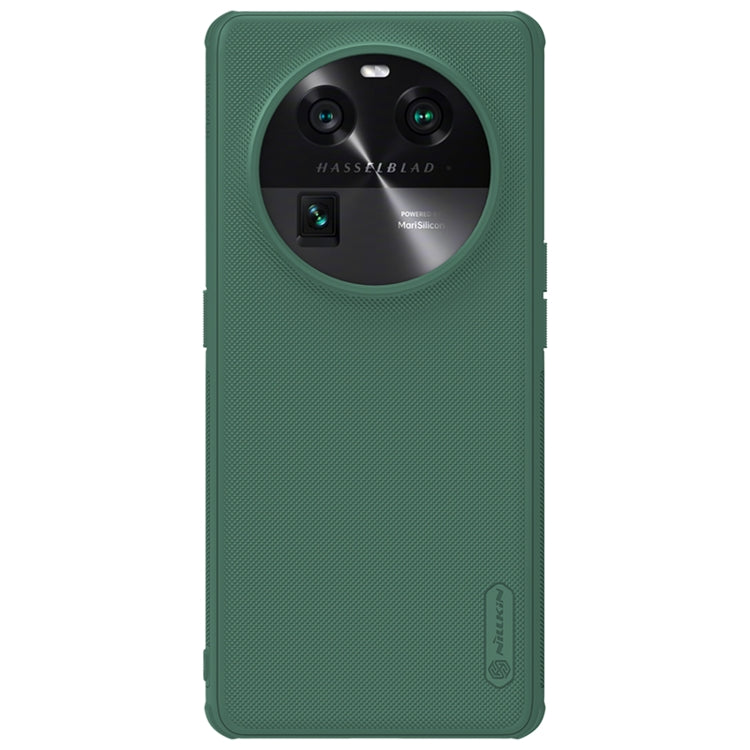 For OPPO Find X6 NILLKIN Frosted Shield Pro PC + TPU Phone Case(Green) - OPPO Cases by NILLKIN | Online Shopping South Africa | PMC TechLife | Buy Now Pay Later Mobicred