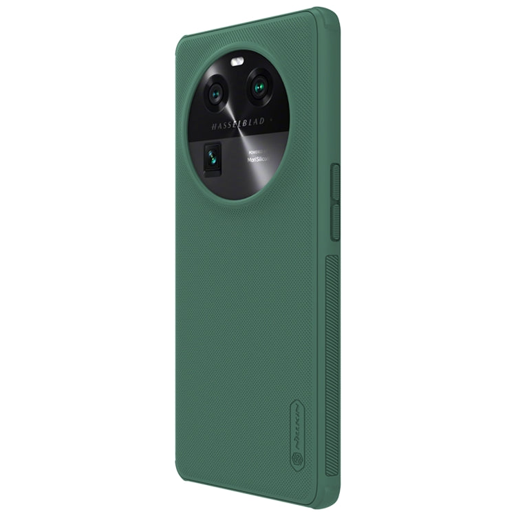 For OPPO Find X6 NILLKIN Frosted Shield Pro PC + TPU Phone Case(Green) - OPPO Cases by NILLKIN | Online Shopping South Africa | PMC TechLife | Buy Now Pay Later Mobicred