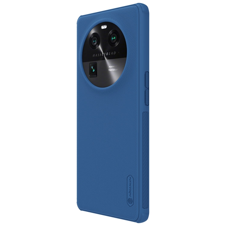 For OPPO Find X6 NILLKIN Frosted Shield Pro PC + TPU Phone Case(Blue) - OPPO Cases by NILLKIN | Online Shopping South Africa | PMC TechLife