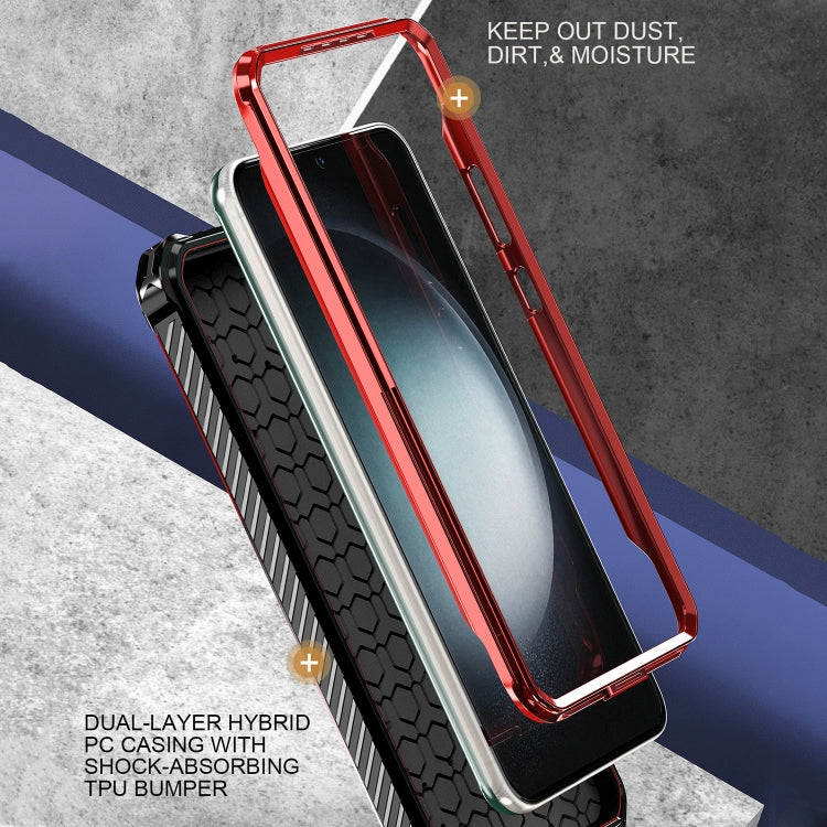 For Samsung Galaxy S21+ 5G Armor Series Holder Phone Case(Red) - free shipping - PMC TechLife - Order now!