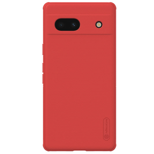 For Google Pixel 7A NILLKIN Frosted Shield Pro PC + TPU Phone Case(Red) - Google Cases by NILLKIN | Online Shopping South Africa | PMC Jewellery