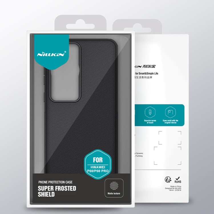 For Huawei P60 Pro / P60 NILLKIN Frosted Shield Pro PC + TPU Phone Case(Blue) - Huawei Cases by NILLKIN | Online Shopping South Africa | PMC Jewellery