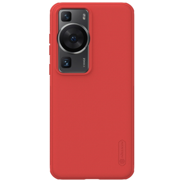 For Huawei P60 Pro / P60 NILLKIN Frosted Shield Pro PC + TPU Phone Case(Red) - Huawei Cases by NILLKIN | Online Shopping South Africa | PMC Jewellery