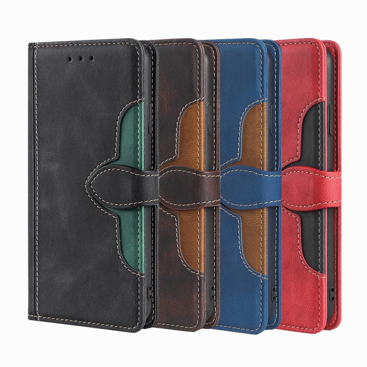 For Xiaomi Redmi Note 12S 4G Skin Feel Magnetic Buckle Leather Phone Case(Blue) - free shipping - PMC TechLife - Order now!