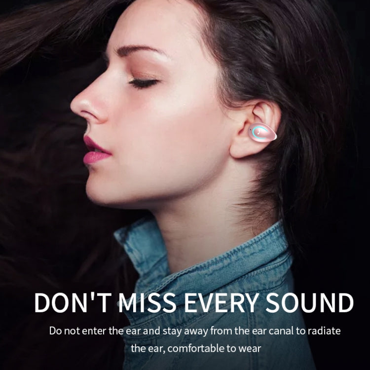 YX08 Ultra-light Ear-hook Stereo Wireless V5.0 Bluetooth Earphones(White) - Bluetooth Earphone by PMC TechLife | Online Shopping South Africa | PMC TechLife
