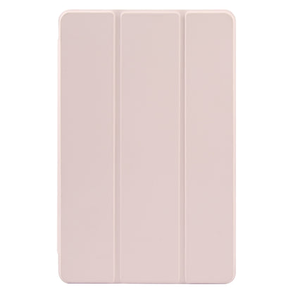 For Xiaomi Pad 6 / Pad 6 Pro Three-fold Holder Flip Tablet Leather Case(Light Pink) -  by PMC Jewellery | Online Shopping South Africa | PMC Jewellery