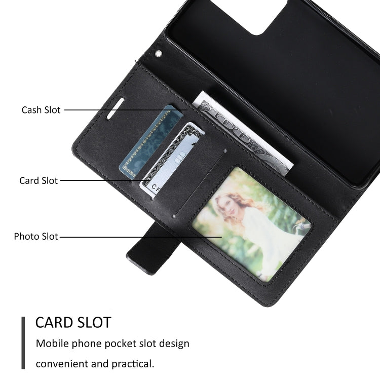 For Redmi Note 12 5G Skin Feel Splicing Horizontal Flip Leather Phone Case(Black) - free shipping - PMC TechLife - Order now!