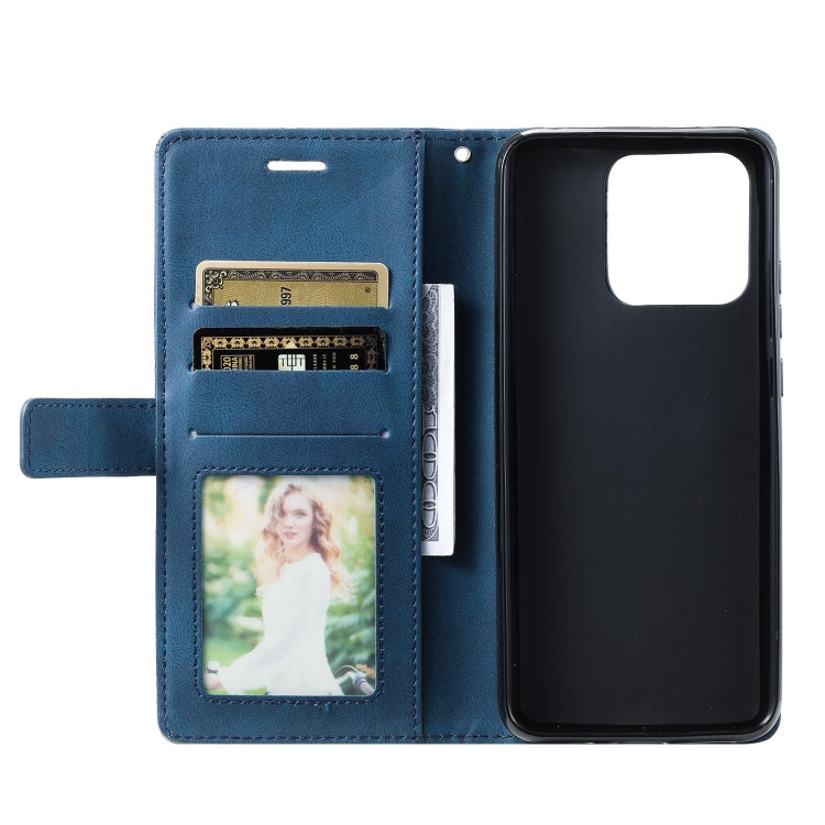 For Xiaomi 13 Skin Feel Splicing Horizontal Flip Leather Phone Case(Blue) - free shipping - PMC TechLife - Order now!