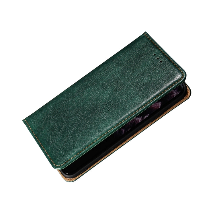 For Xiaomi 13 Ultra 5G Gloss Oil Solid Color Magnetic Leather Phone Case(Green) - free shipping - PMC TechLife - Order now!