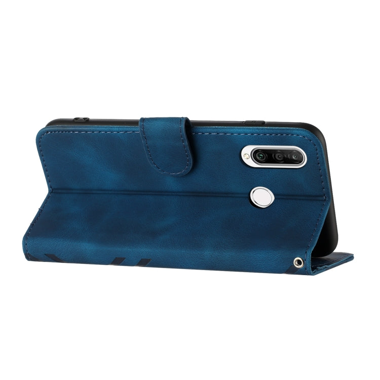 For Honor 20S Russia /20 lite Russia  Line Pattern Skin Feel Leather Phone Case(Royal Blue) - free shipping - PMC TechLife - Order now!