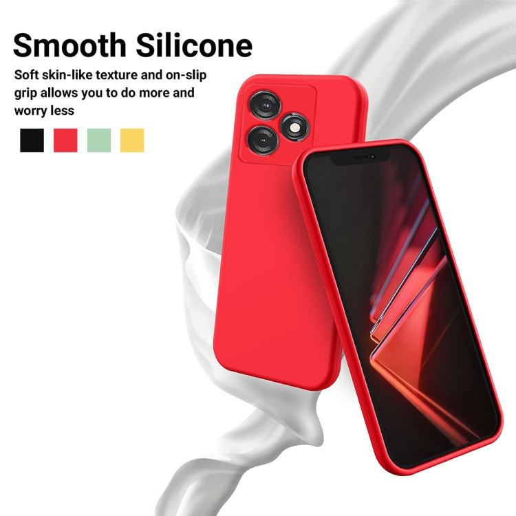 For Tecno Spark 10 4G / 10C 4G Pure Color Liquid Silicone Shockproof Phone Case(Red) - free shipping - PMC TechLife - Order now!