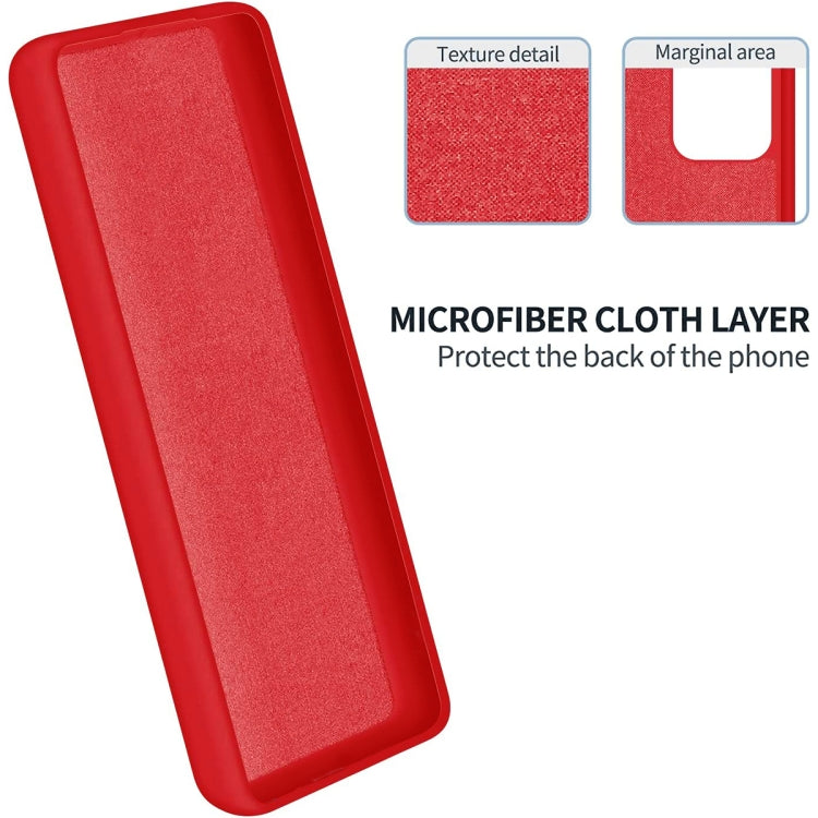 For Tecno Spark 10 4G / 10C 4G Pure Color Liquid Silicone Shockproof Phone Case(Red) - free shipping - PMC TechLife - Order now!