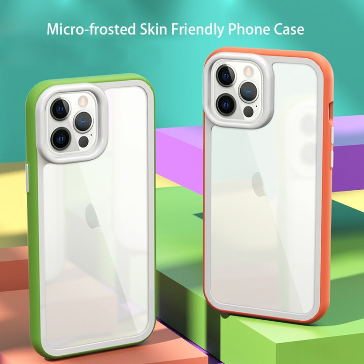 For iPhone 13 Pro Color Frame 2 in 1 Hollow Cooling Phone Case(White) - free shipping - PMC TechLife - Order now!