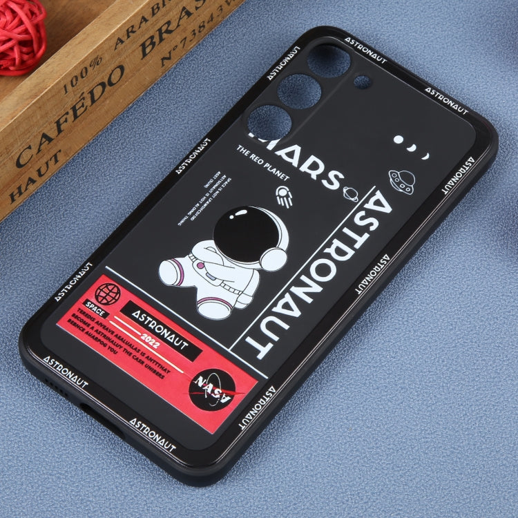 For Samsung Galaxy A53 5G Astronaut Pattern Silicone Straight Edge Phone Case(Mars Astronaut-Black) - free shipping - PMC TechLife - Order now!