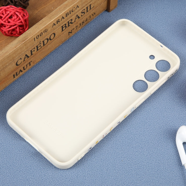 For Samsung Galaxy A32 5G Astronaut Pattern Silicone Straight Edge Phone Case(Planet Landing-White) - free shipping - PMC TechLife - Order now!