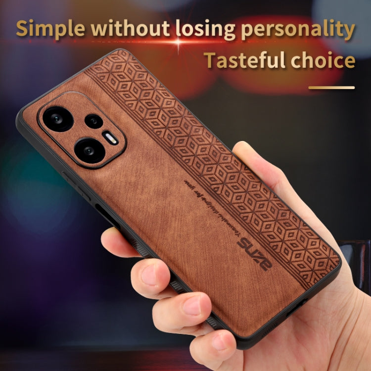 For Xiaomi Redmi Note 12 Turbo / Poco F5 AZNS 3D Embossed Skin Feel Phone Case(Black) - free shipping - PMC TechLife - Order now!