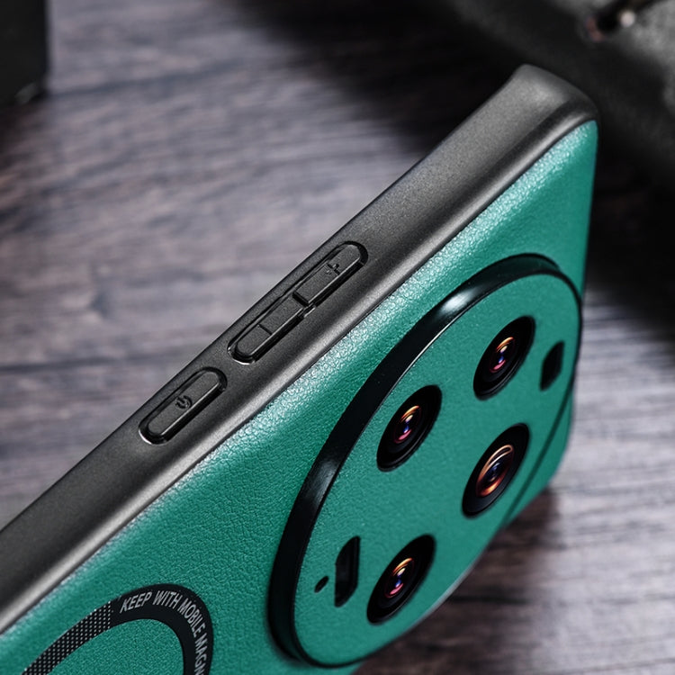 For Xiaomi 13 Ultra Cloth Texture PU MagSafe Magnetic Phone Case(Black) - free shipping - PMC TechLife - Order now!